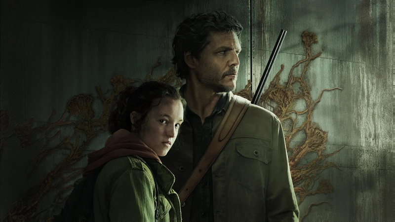   Pedro Pascalis ir Bella Ramsay filme „The Last Of Us“.