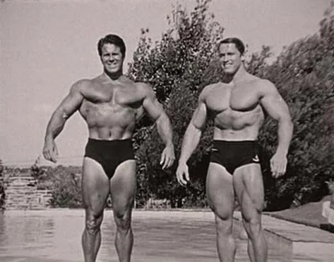   Reg Park și Arnold Schwarzenegger