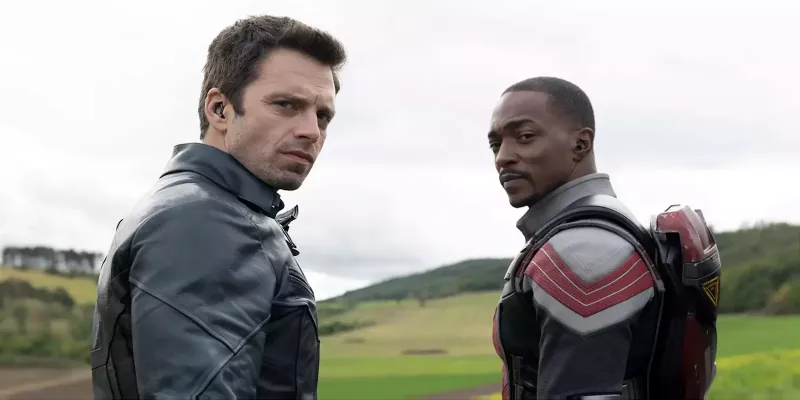   Sebastian Stan en Anthony Mackie in Marvel's Falcon and The Winter Soldier