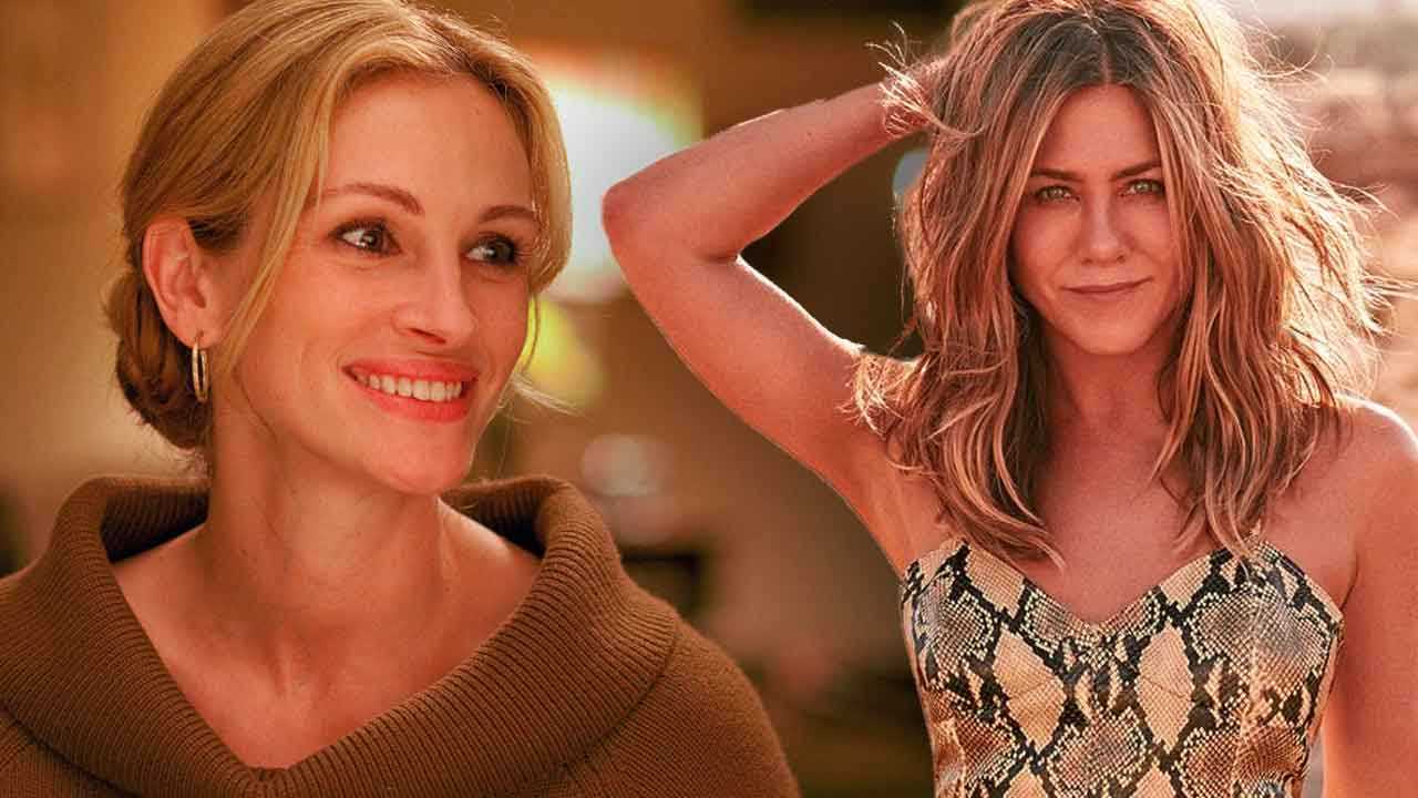 A Julia Roberts-szel való munka idegtépő volt Jennifer Aniston számára, annak ellenére, hogy a Friends-ben játszottak