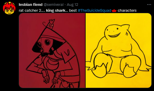 Arte dos fãs do tubarão-rei