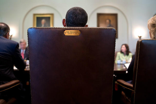   Barack Obama hat dieses Foto als Antwort an Clint Eastwood gepostet.