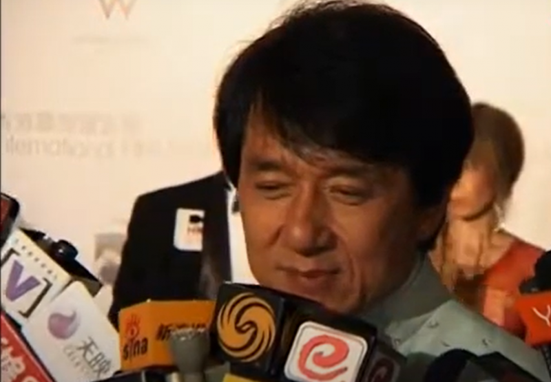   Jackie Chan podczas Forum Boao