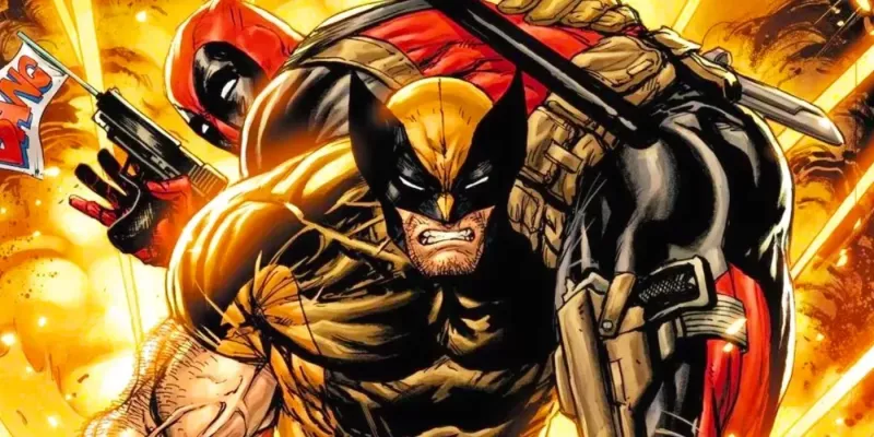   Deadpoolilla ja Wolverinella on syvä ystävyys sarjakuvissa.