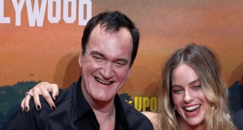   Quentin Tarantino och Margot Robbie