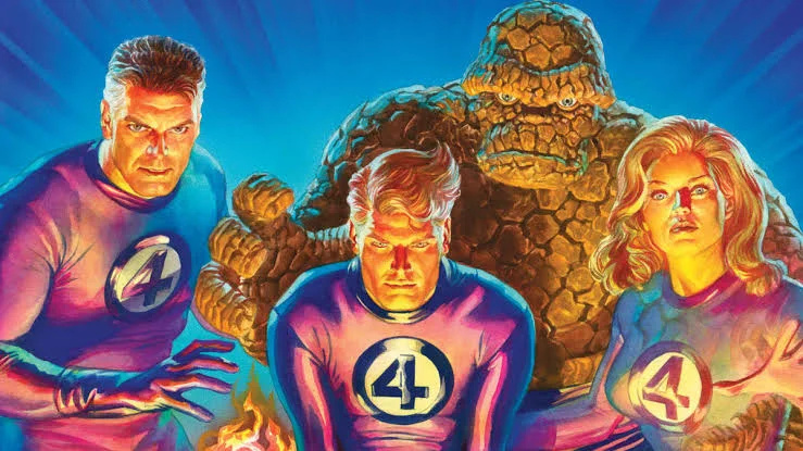   Los 4 Fantásticos en los cómics de Marvel