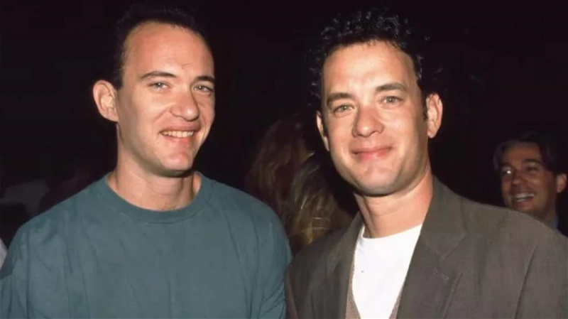   Jim Hanks z bratem Tomem Hanksem