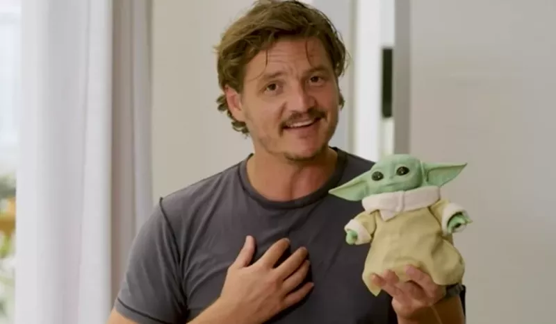   PEdro Pascal a Baby Yoda