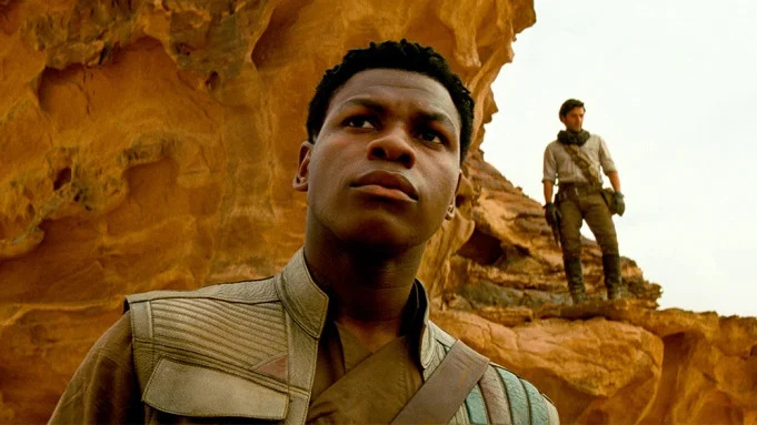   John Boyega și Oscar Isaac în Rise of Skywalker