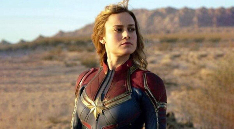   Brie Larson zaključi Kapitan Marvel 2, deli fotografijo s sklopov:'See you in a year, Carol' | Entertainment News,The Indian Express