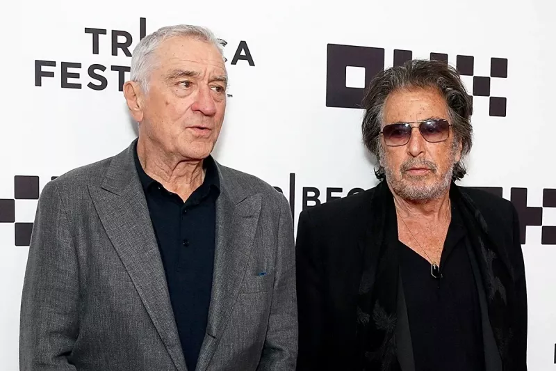   Robertas De Niro ir Alas Pacino