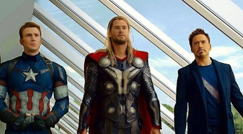   Iron Man Kapitan Ameryka Thor