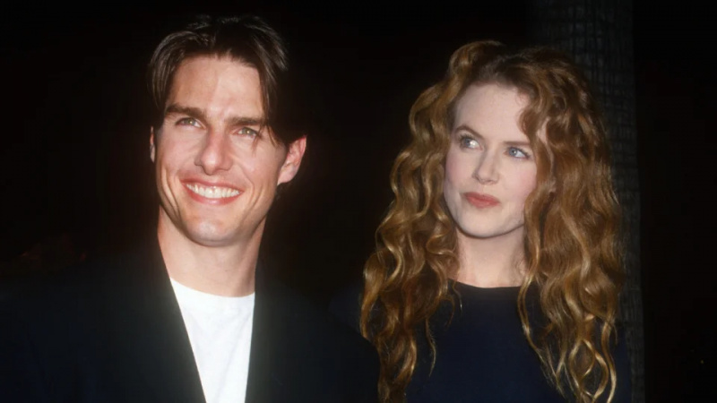   Tom Cruise avec sa femme de l'époque, Nicole Kidman