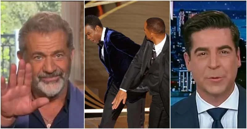 Skupiony na odbudowie swojego wizerunku, Mel Gibson poczuł się nieswojo, gdy zapytano go o uderzenie Willa Smitha o Oscary, którego uniknął i uciekł z wywiadu