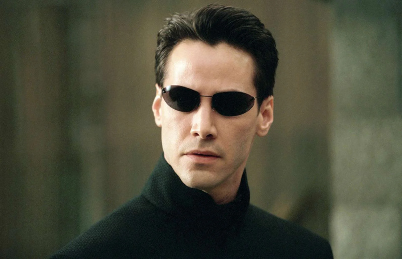   Keanu Reeves als Neo in „Matrix“.