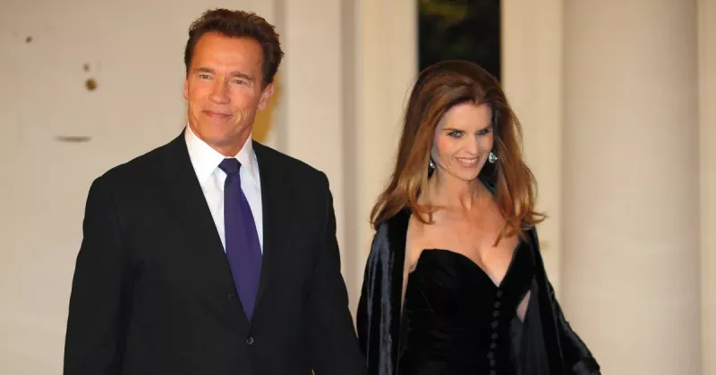   Arnold Schwarzenegger zusammen mit seiner Ex-Frau Maria Shriver.