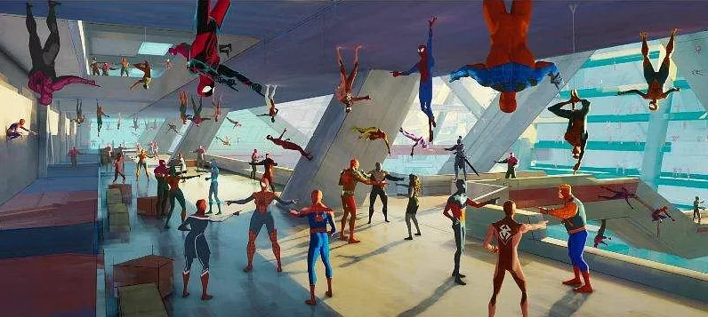   En stillbild från Across the Spider-Verse trailer