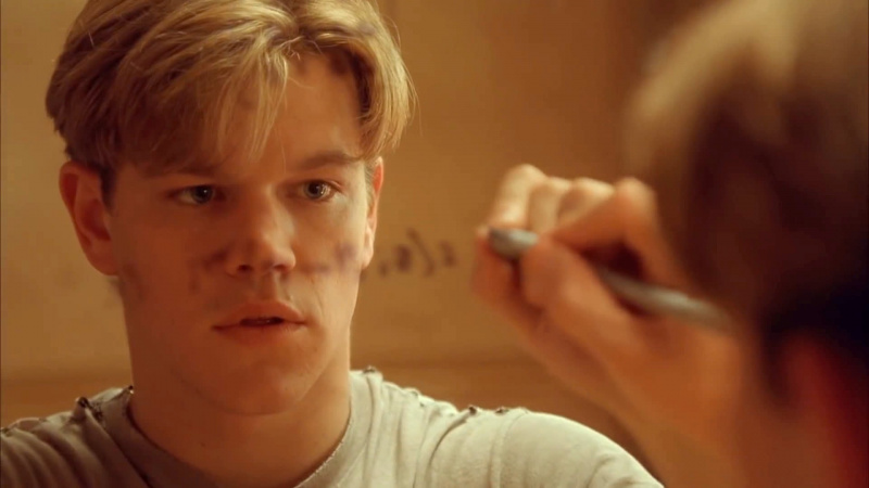   Good Will Hunting filminde Matt Damon