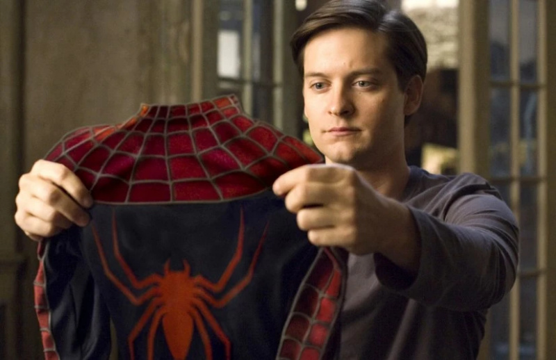   Ο Tobey Maguire στο Spider-Man