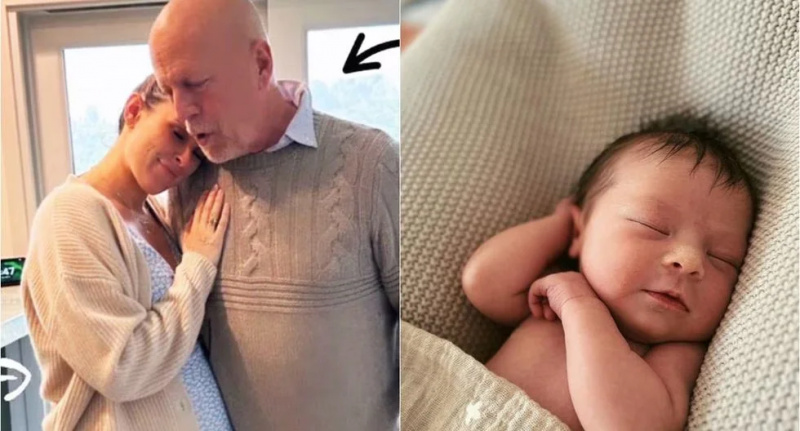   Bruce Willis, Rumer Willi'nin yeni doğan kızına büyükbaba oldu