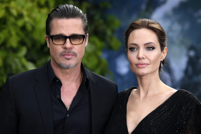   Brad Pitt y Angelina Jolie