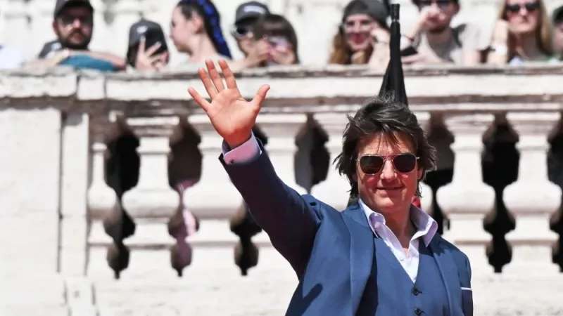   Tom Cruise na premiére filmu Mission: Impossible – Dead Reckoning Part One