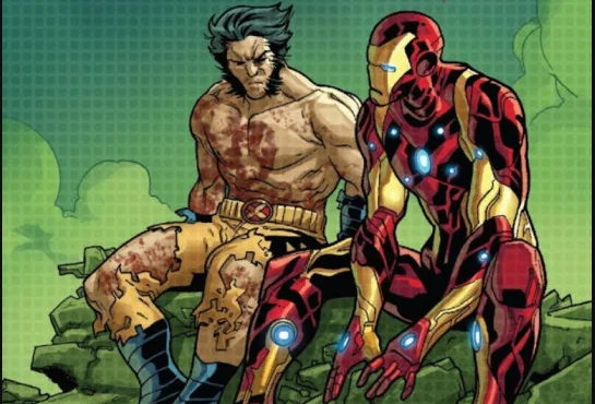   Wolverine och Iron Man