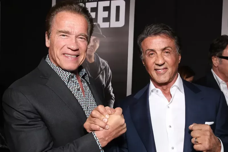   Arnold Schwarzenegger a Sylvester Stallone