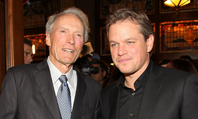   Matt Damon und Clint Eastwood