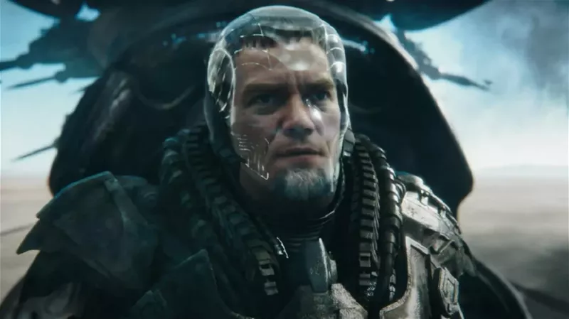   Michael Shannon เป็น General Zod ใน Zack Snyder's Man of Steel 