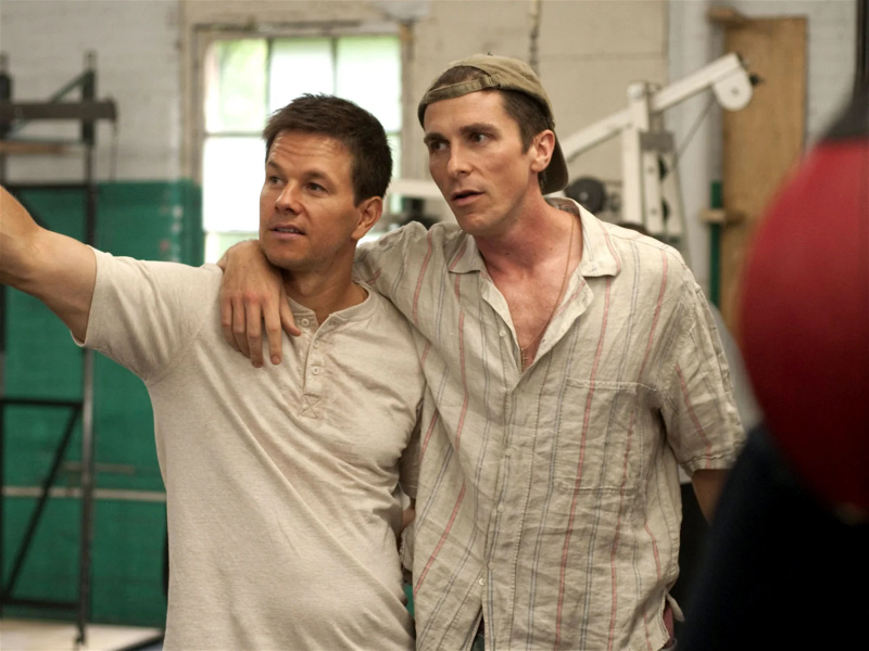   Christian Bale und Mark Wahlberg in The Fighter