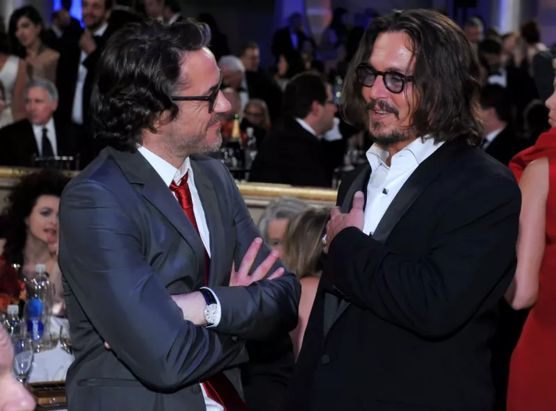   Robert Downey Jr ja Johnny Depp üritusel
