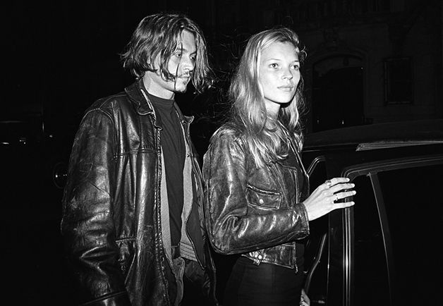   Johnny Depp en Kate Moss