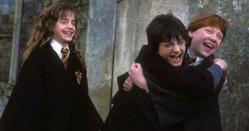   Trio Harry'ego Pottera jako dzieci