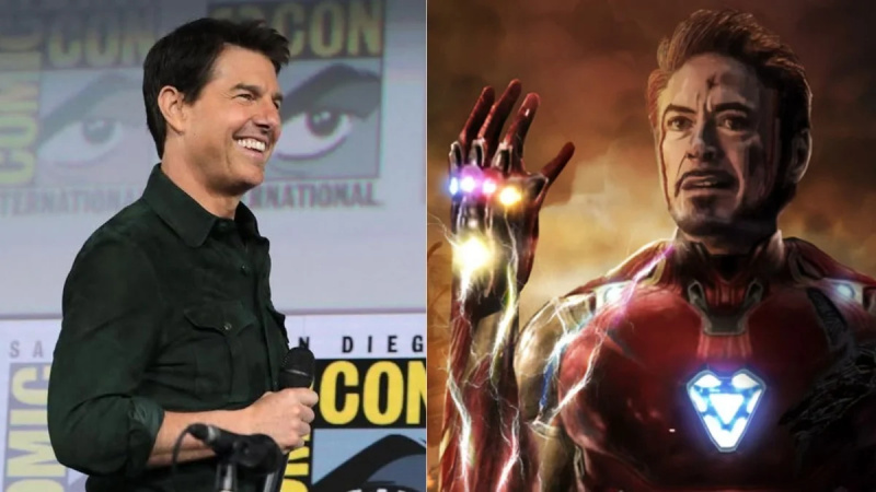   Tom Cruise elogia e chama Downey Jr. de o Homem de Ferro perfeito.