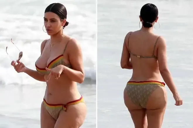   Kim Kardashian'ın düzenlenmemiş fotoğrafları