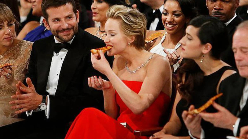   Jennifer Lawrence bij de Oscars, 2014