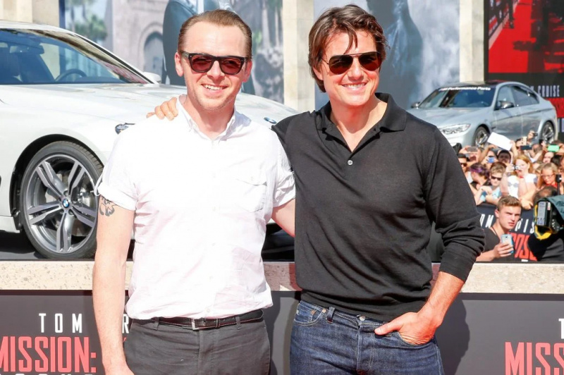   Simon Pegg und Tom Cruise