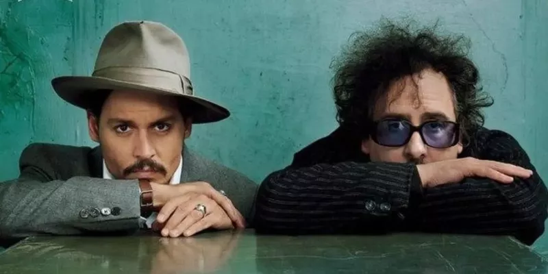   Johnny Depp und Tim Burton