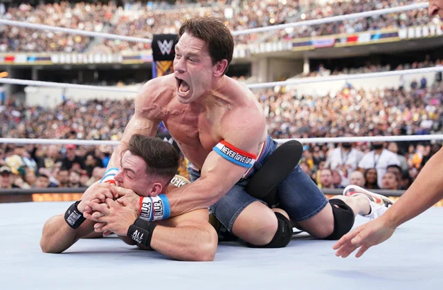 'WWE가 그를 커튼을 걷어차게 만들 수는 없습니다': 팬들은 John Cena가 'Final' 5 Knuckle Shuffle을 제공하면서 $6.5B 프랜차이즈를 떠나는 것을 믿지 않습니다.