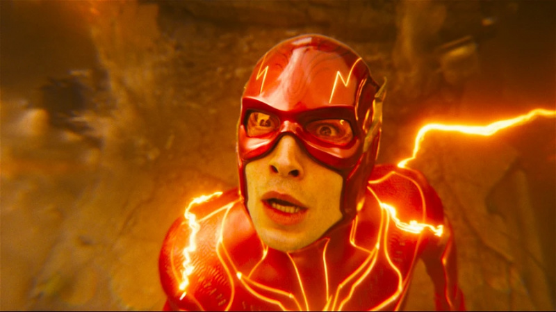   Ezra Miller in The Flash (2023).