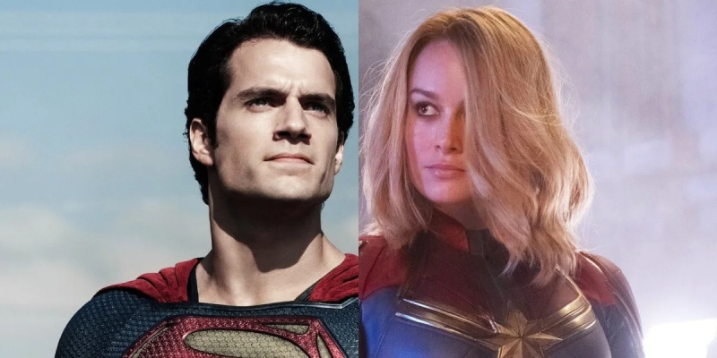   Capitã Marvel e Superman