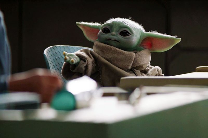 Den Mandalorian Baby Yoda