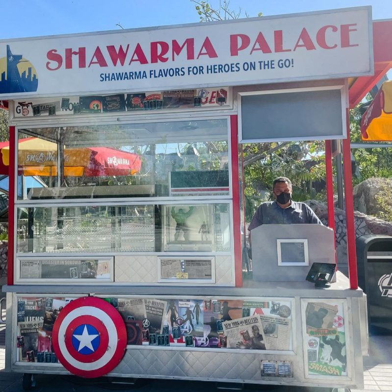   Palácio Shawarma para a Disneylândia's Avengers Campus 