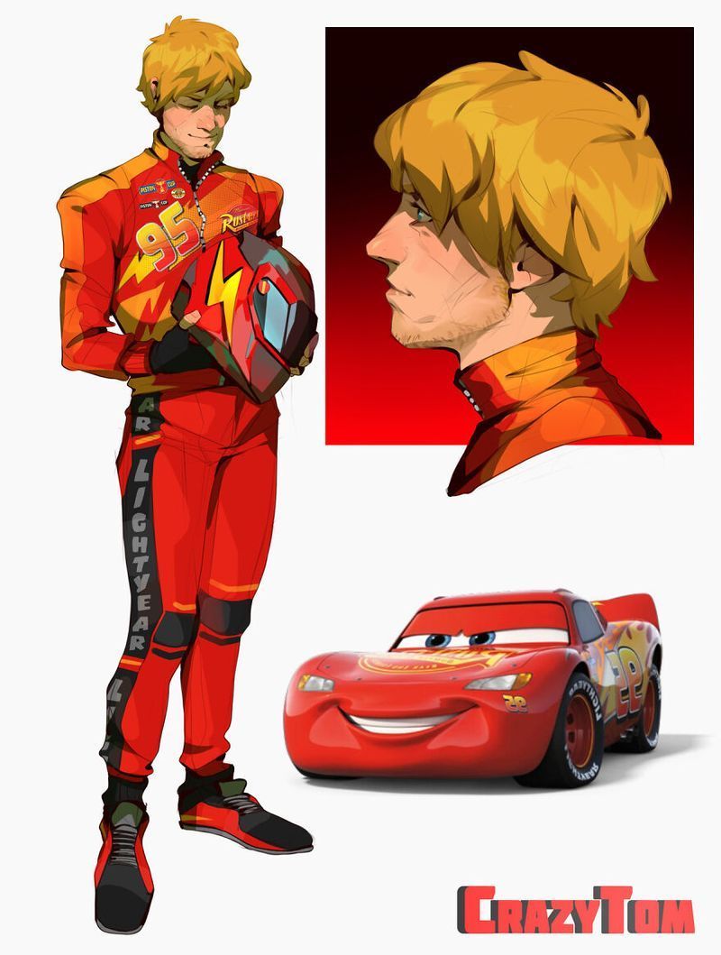 Lightning McQueen από την Cars.