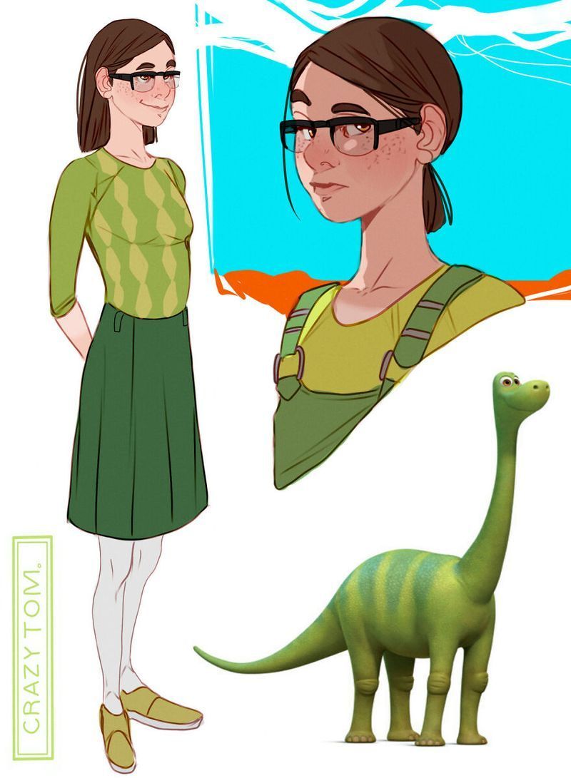 Libby z „Dobrego dinozaura”.