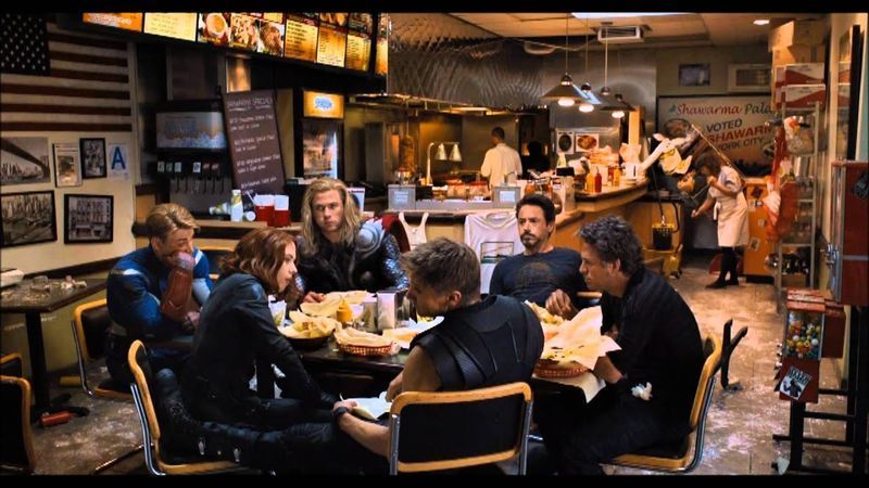 The Avengers — pilnīga Shawarma ziņas titru aina *HD* — YouTube