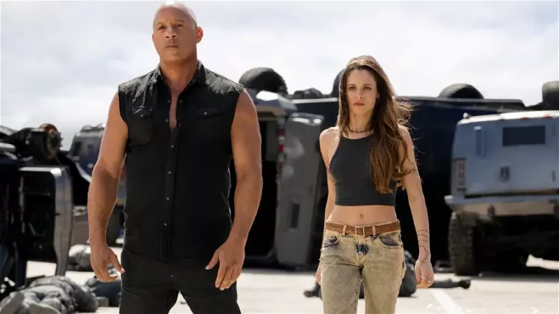   Vin Diesel és Brie Larson a Fast X állóképében