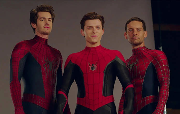  Andrew Garfield, Tom Holland e Tobey Maguire