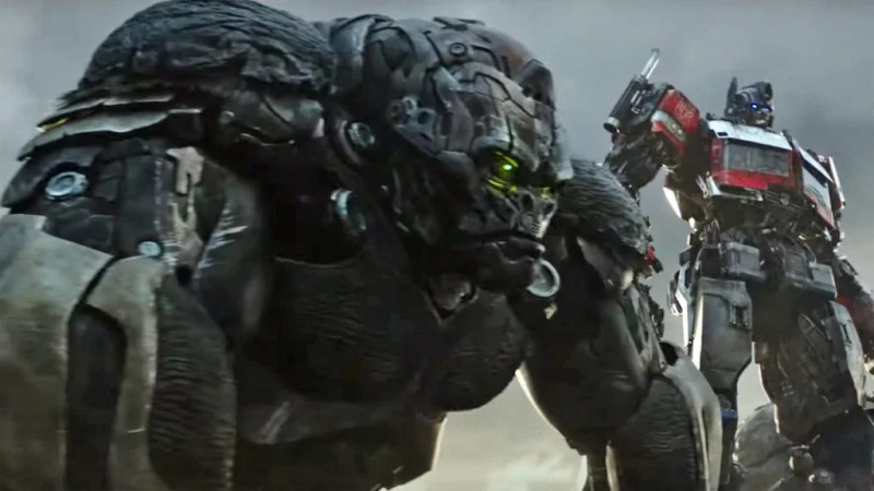   Gan Optimus Prime, gan Primal bija pārliecinoši varoņi filmā Transformers: Rise of the Beasts